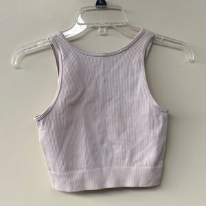 Ribbed Lavender Tank Top